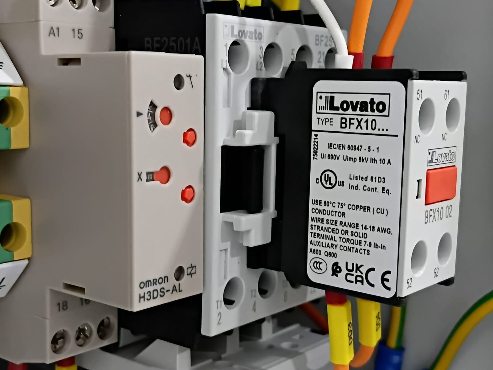 Kockum Sonics TK80 Contactor Unit Control Voltage 230VAC Main Voltage MAX 690V