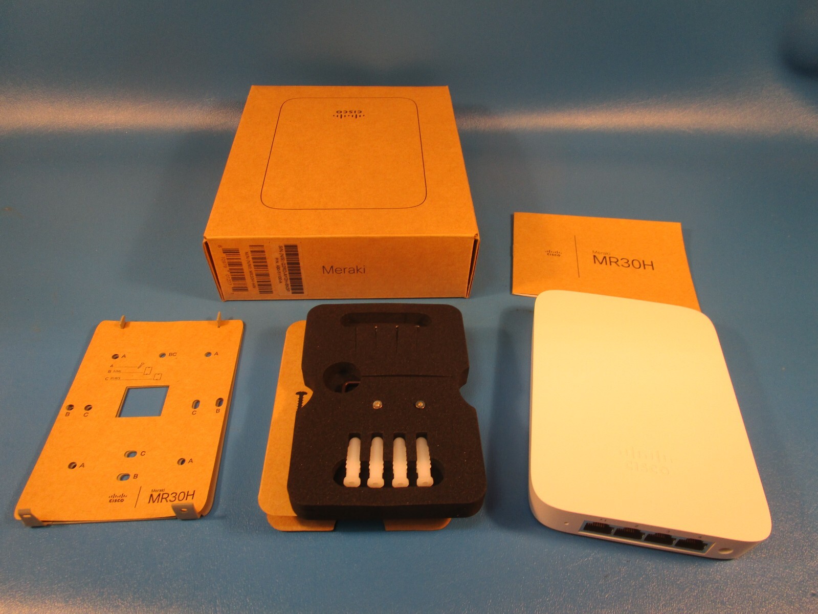 Cisco Meraki MR30H-HW, A90-51100-A Dual-Band Wall Switch Cloud Managed Access Po