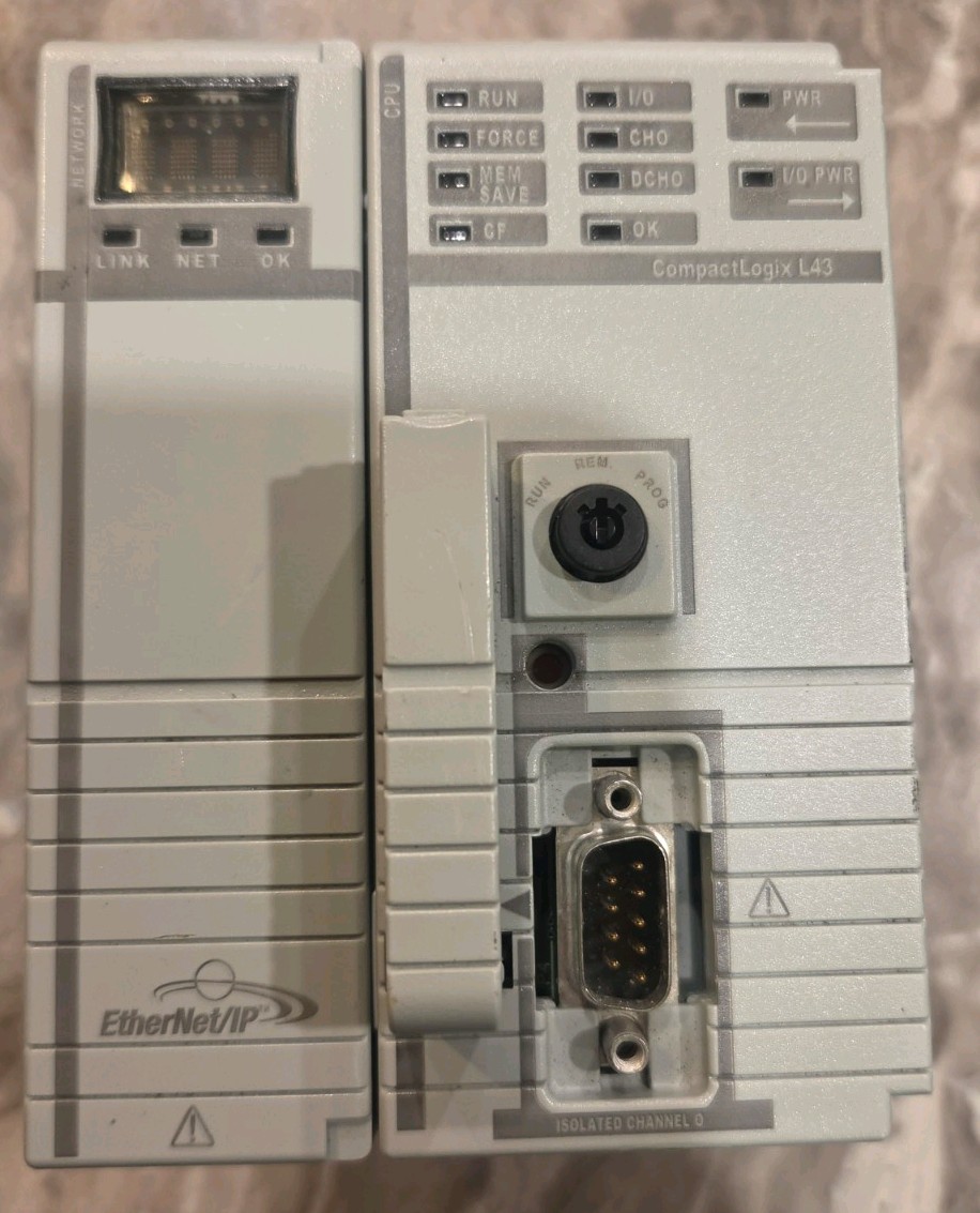Allen Bradley 1768-L43 Processor Module w 1768-ENBT IP Module 1769-ECR I/O