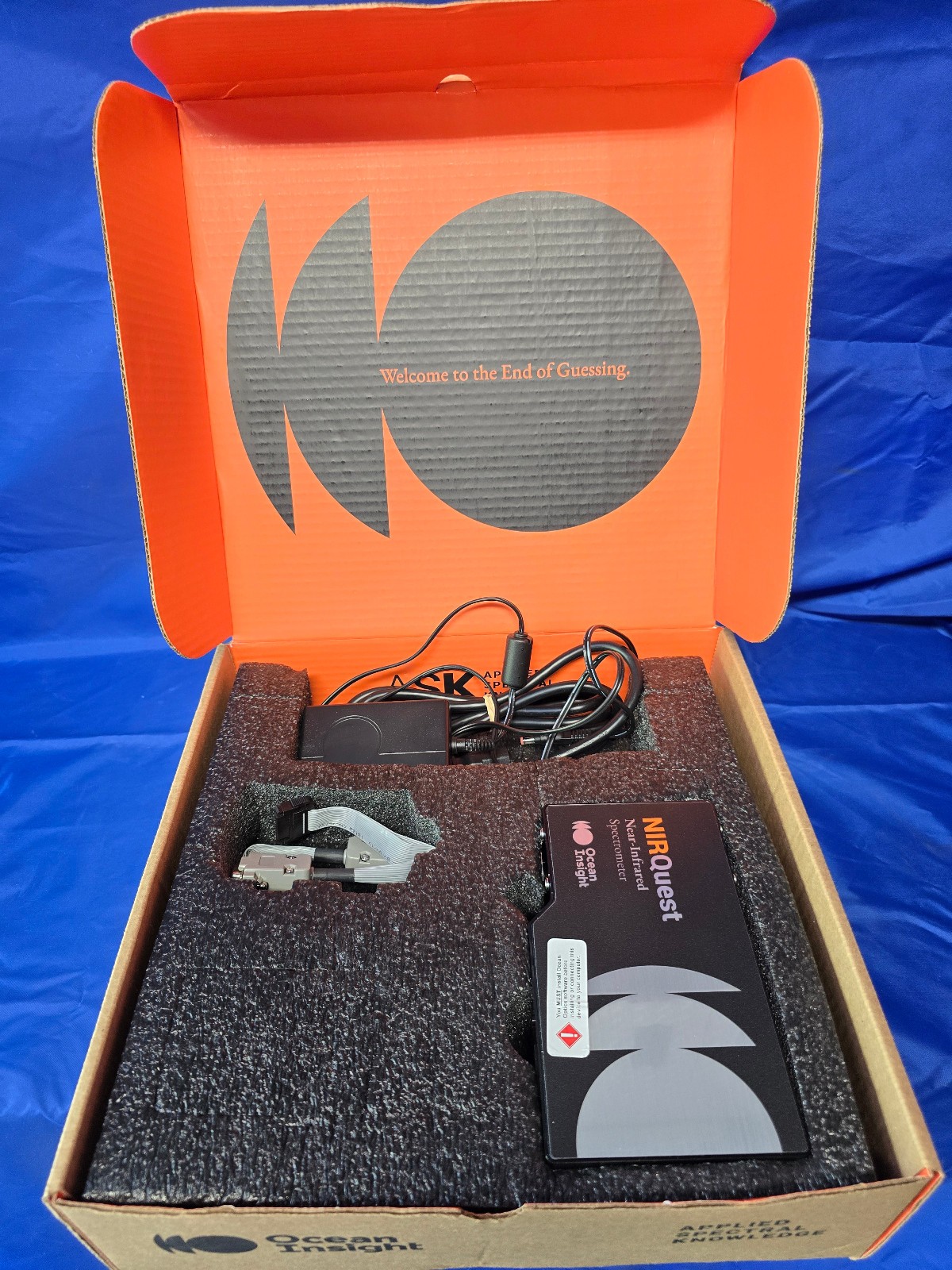 Ocean Optics (was Ocean Insight) NIRQuest spectrometer. Model # NIRQ512.