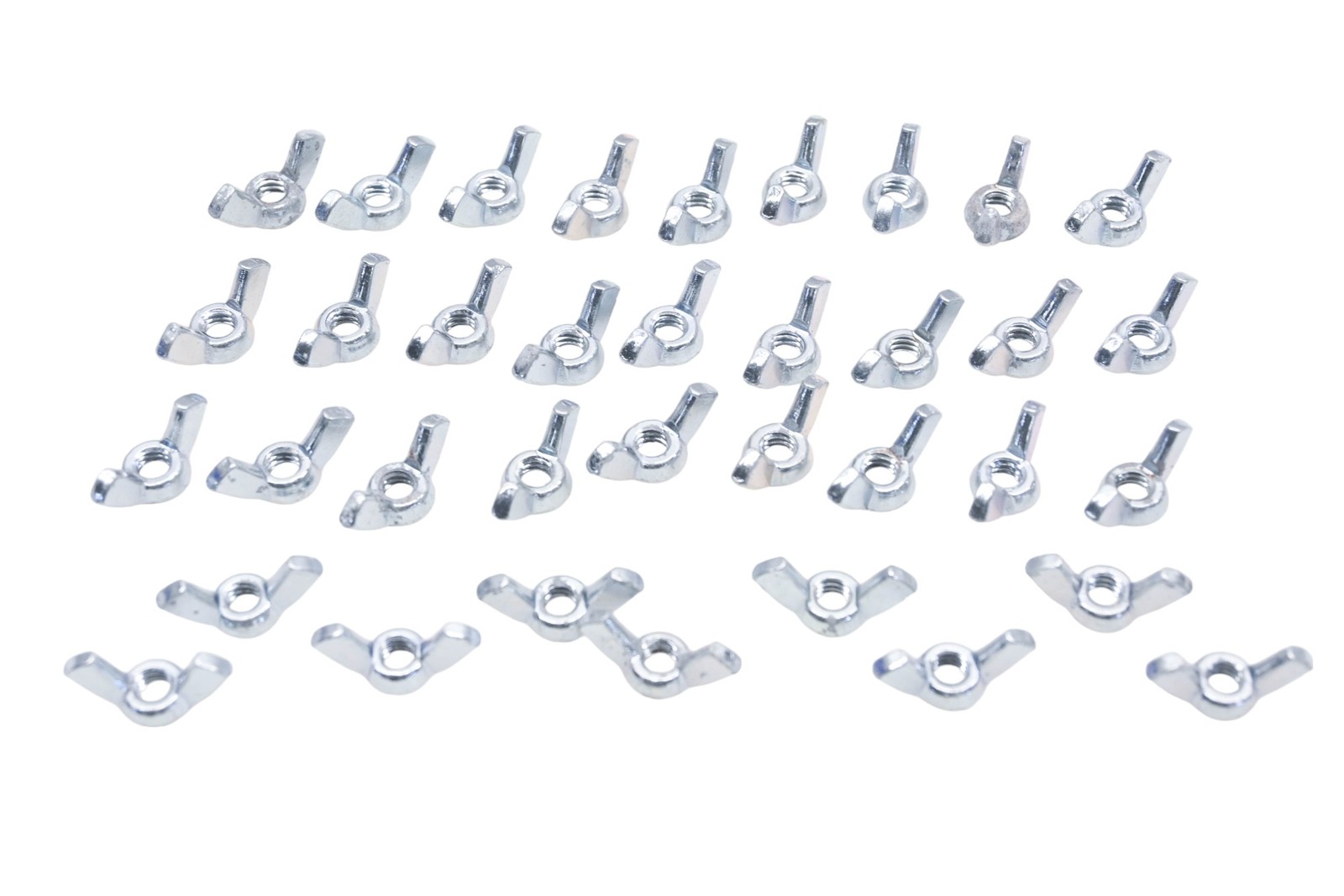 Fastenal 1137745 1/4/2020 Zinc Plated Wing Nuts Qty 36 NOS