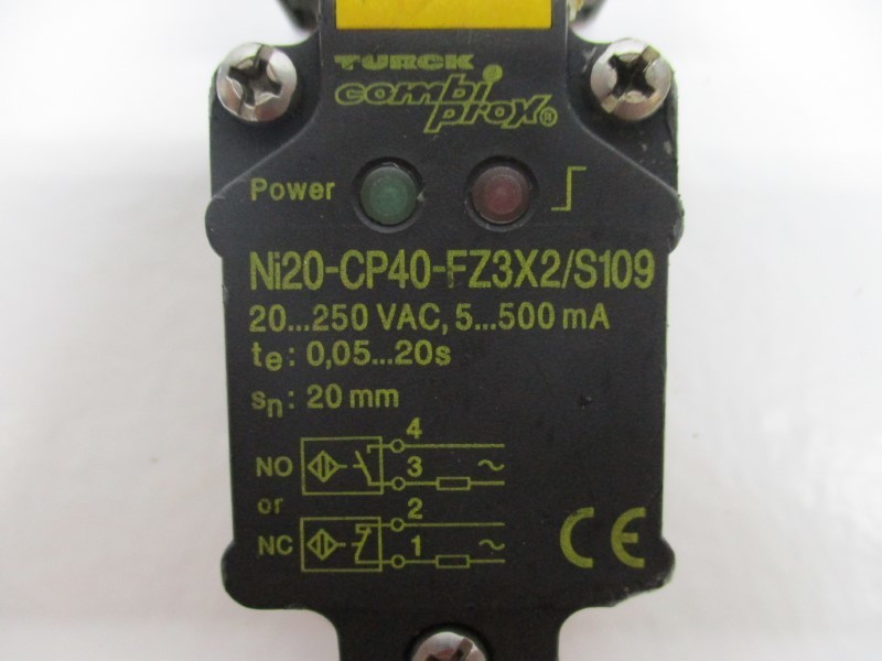 TURCK NI20-CP40-FZ3X2/S109 (AS PICTURED) UNMP