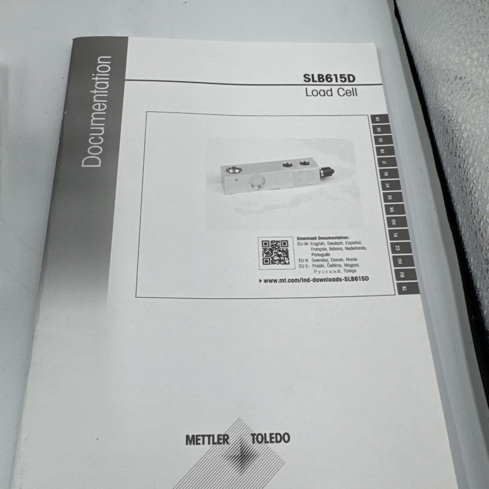 NEW!! METTLER TOLEDO SWB605 SS WEIGH MODULE W/ SLB615D LOAD CELL