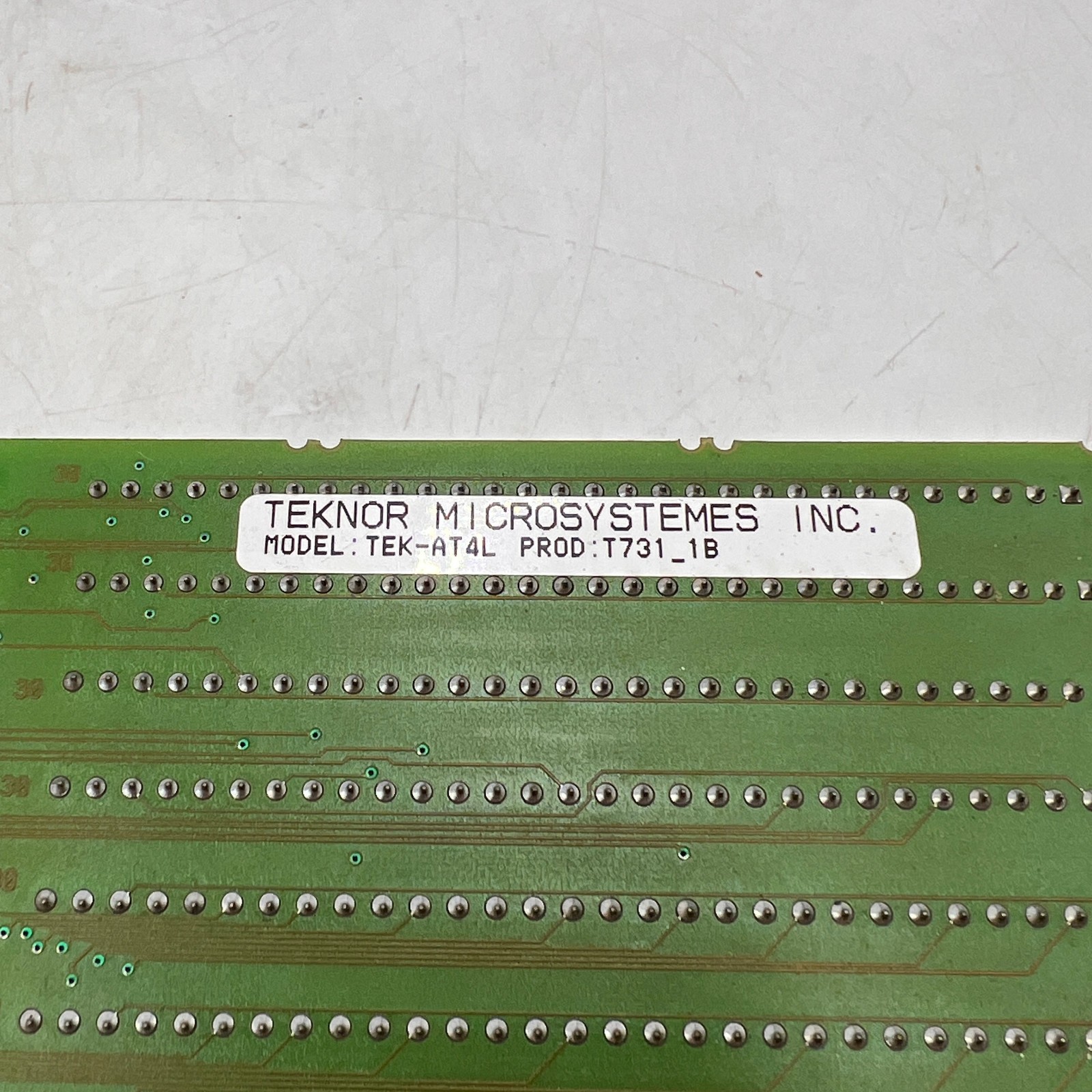 TEKNOR MICROSYSTEMS TEK-AT4L CIRCUIT BOARD