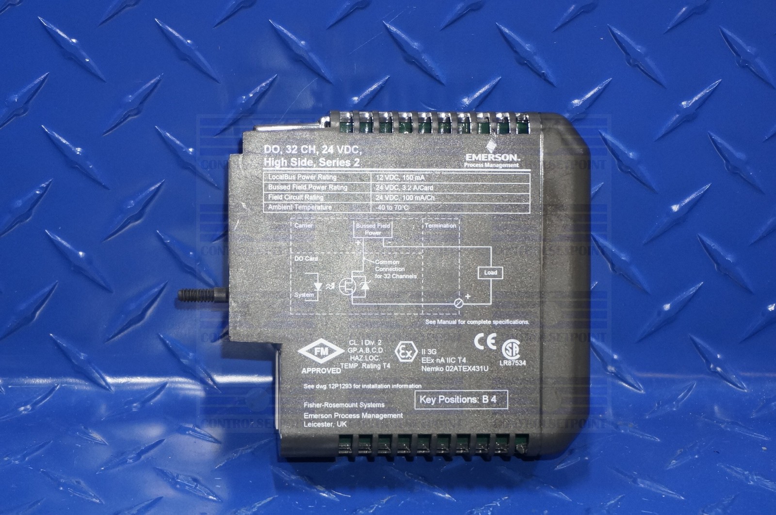 EMERSON DELTAV KJ3204X1-BA1 DO 32 CH 24 VDC HI SIDE SER 2 12P3275, VE4002S1T2B5