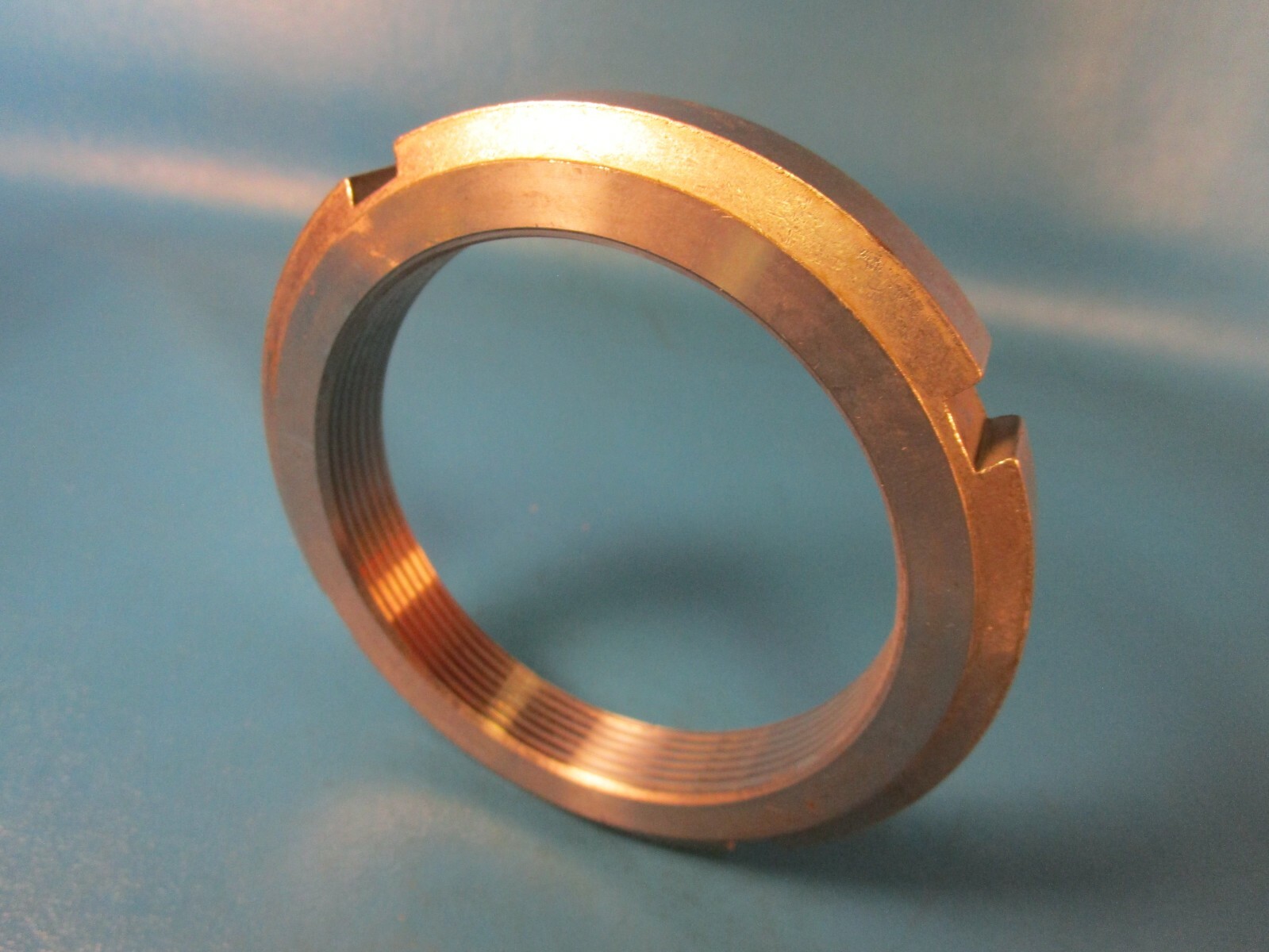 SKF KM16 Metric Locknut, Right Hand Standard Locknut, Steel