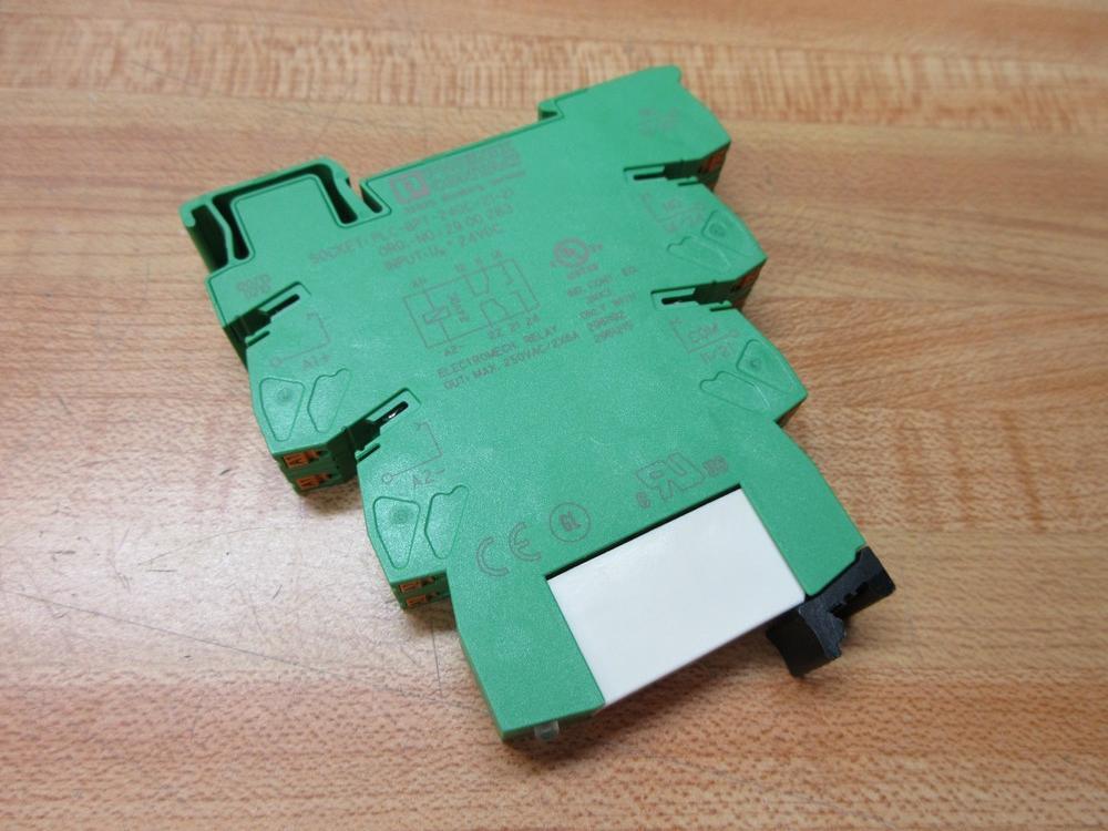 Phoenix Contact PLC-BPT-24DC/21-21 Relay Base 2900283 W/2961192