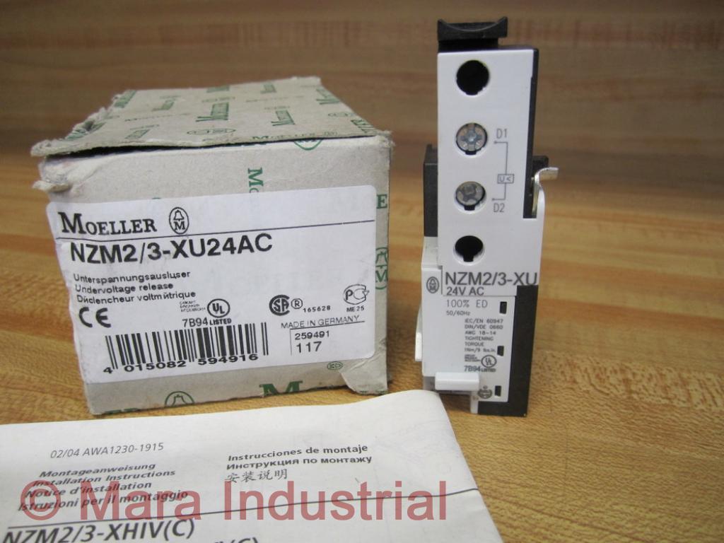 Moeller NZM2/3-XU24AC Undervoltage Release NZM23XU24AC