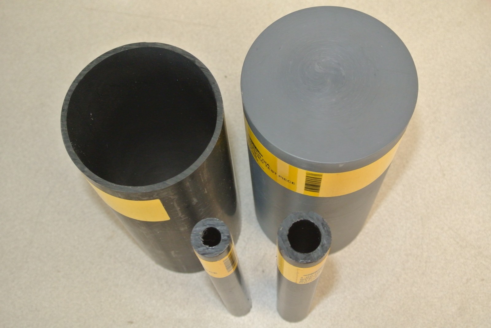 BANNER SPECIFIED TEST PIECES / LOT of 4 — .75″, 1.00″, 3.25″, 3.50″ DIAMETERS