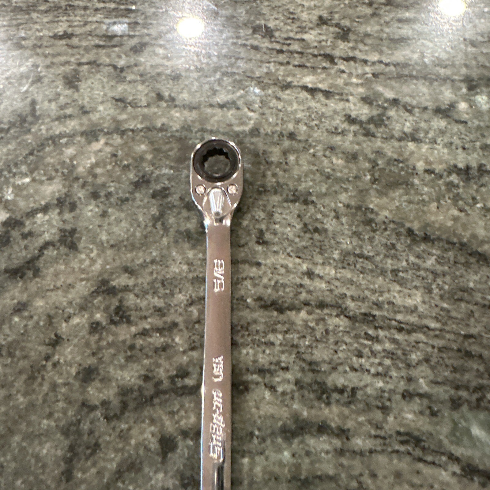 Snap-on soxrr10a 5/16″ sae flank drive plus ratcheting reversible wrench new