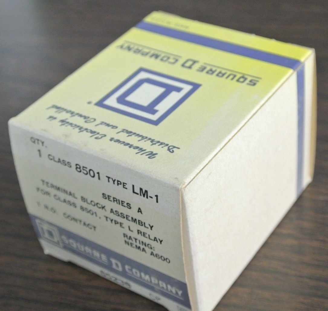 SQUARE D CLASS 8501, TYPE LM-1 – TERMINAL BLOCK ASSEMBLY – NEW SURPLUS