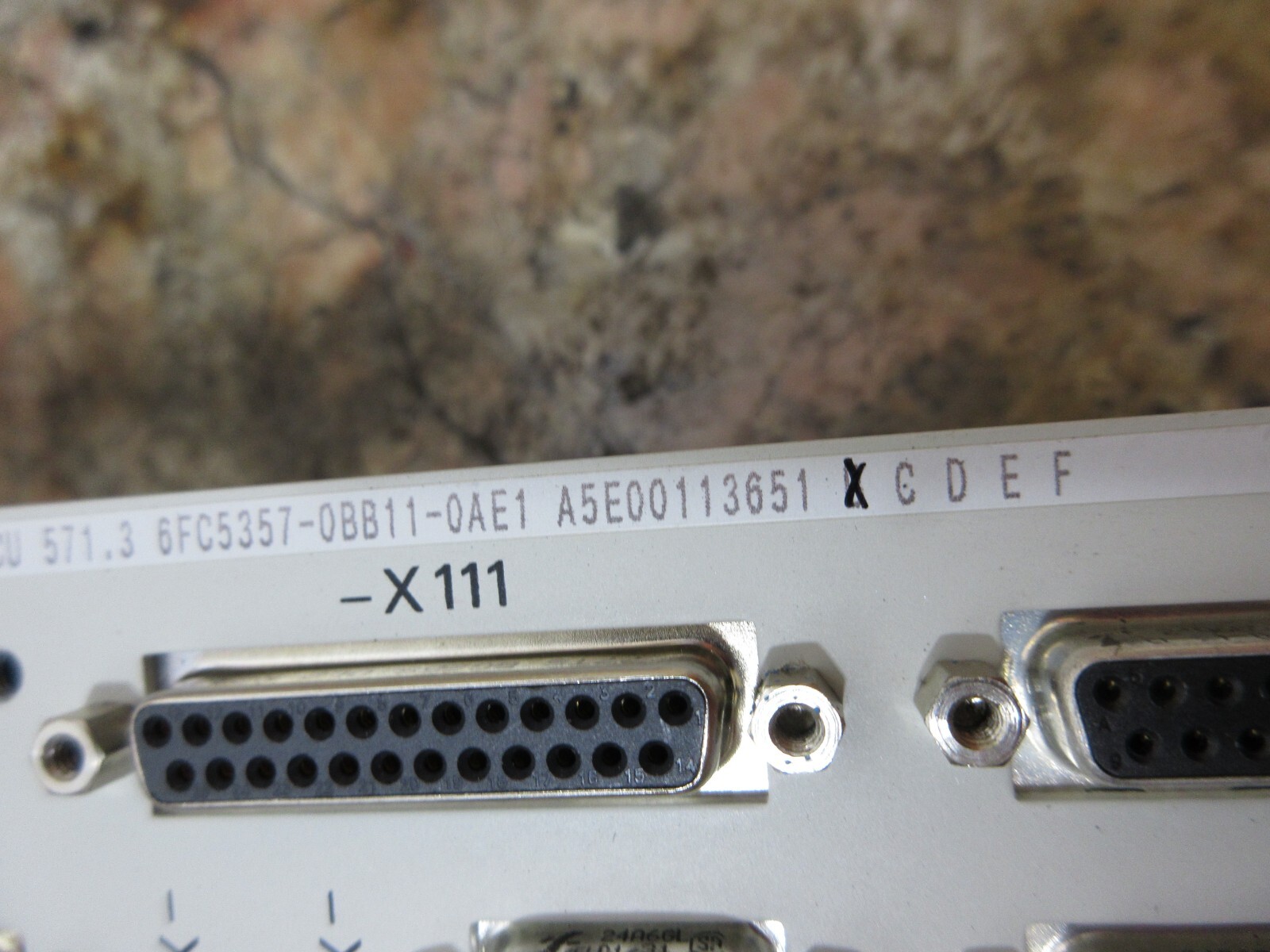 SIEMENS 6FC5357-0BB11-0AE1 6FC5 357 SINUMERIK 840D/DE 6FC5250-6BX10-3AH0S