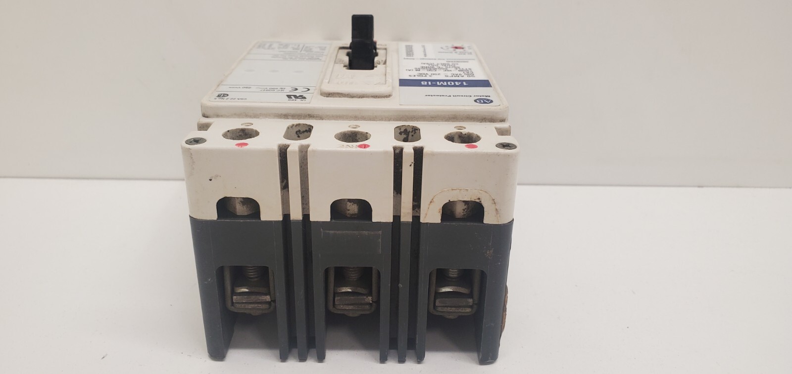 GUARANTEED! ALLEN-BRADLEY 50A 3-POLE CIRCUIT BREAKER 140M-I8P-C50-M