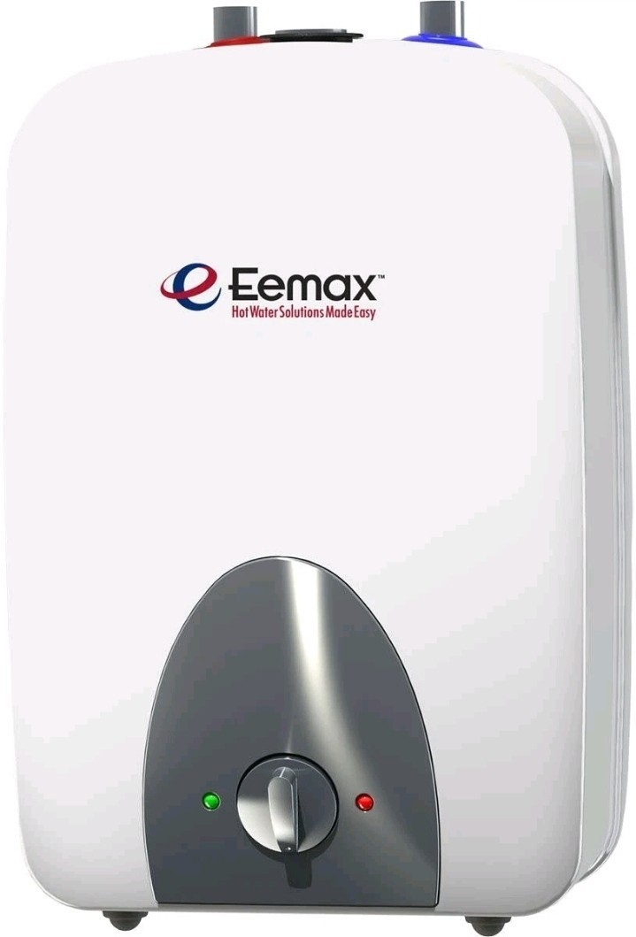 New Eemax Emt2.5 Mini Tank Water Heater, Freestanding, 120V Ac, 2.6 Gal