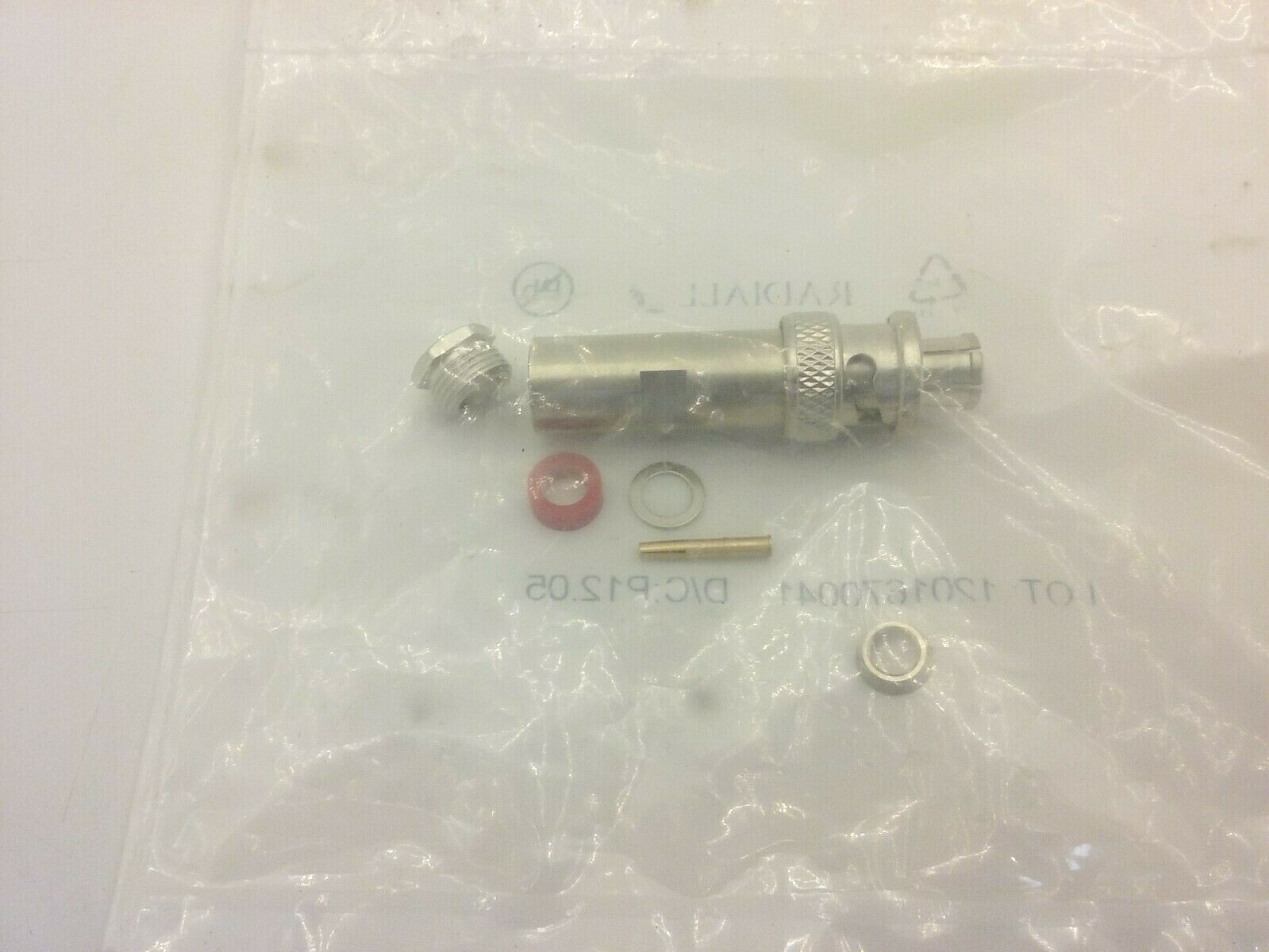 RADIALL R317.005.000 RF COAXIAL CONNECTOR PLUG SHV JACK 50 OHMS NIB