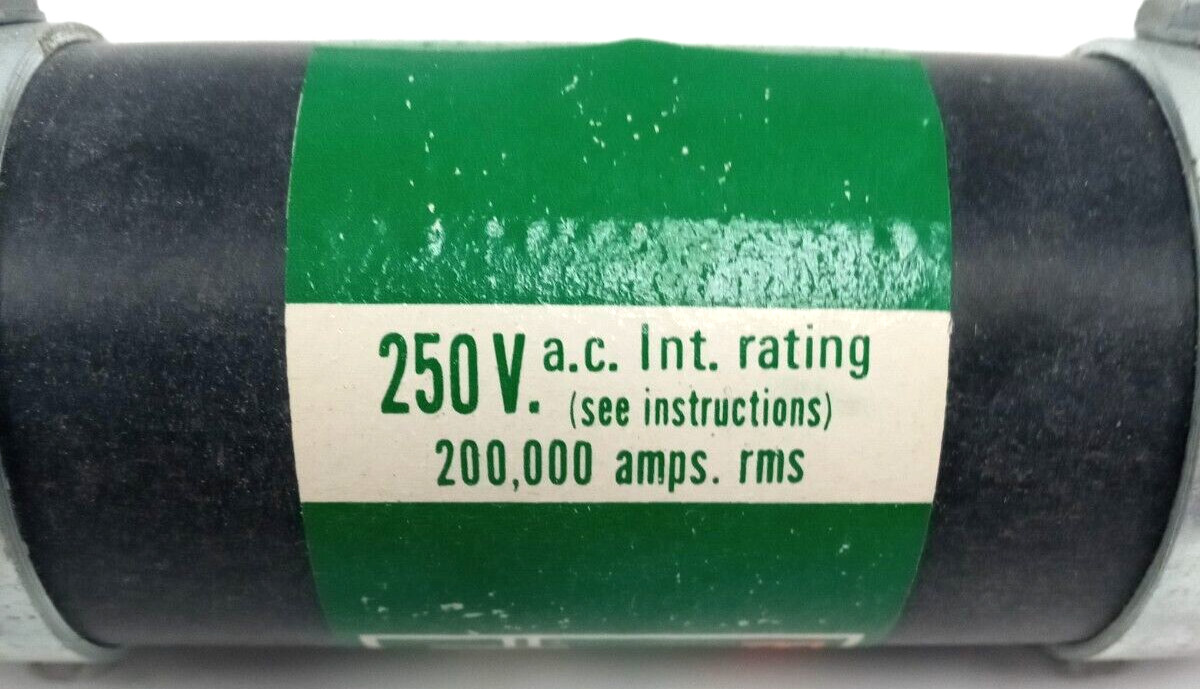 BUSSMANN FUSETRON FRN-R 200 FUSE 250 VOLTS