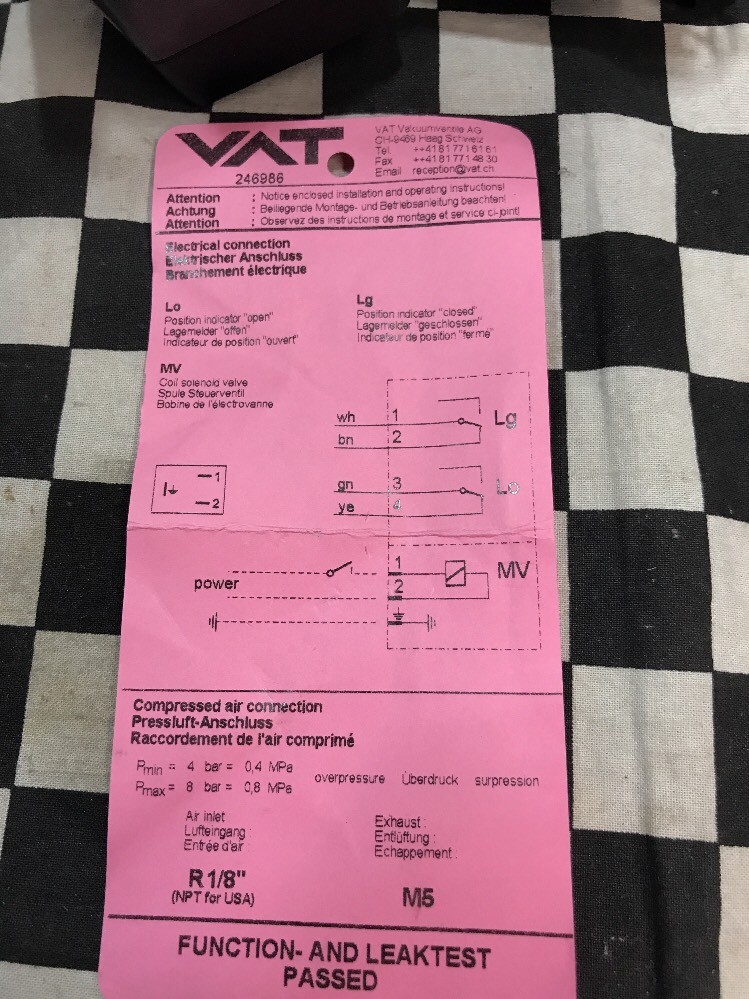 VAT Angle Valve KF-25, (DN10 – 250) 26428-KA41-BBQ1, A-493680, 131M15 #114A5