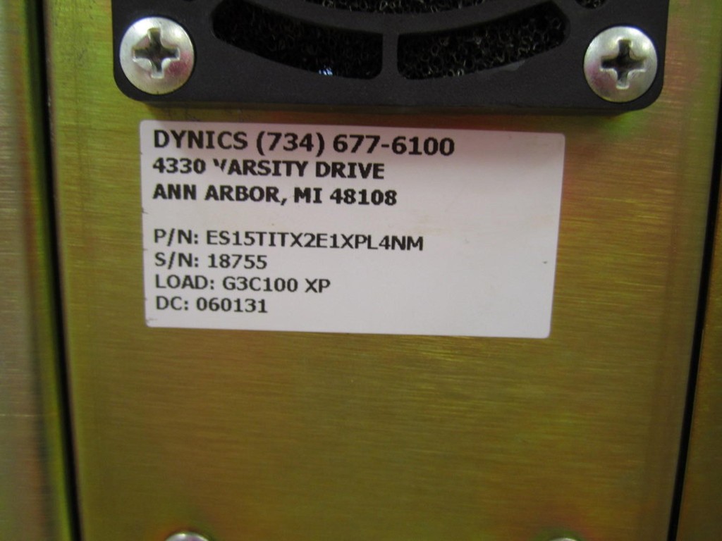 Dynics ES15TITX2E1XPL4NM Computer Module ITX2-0122-01