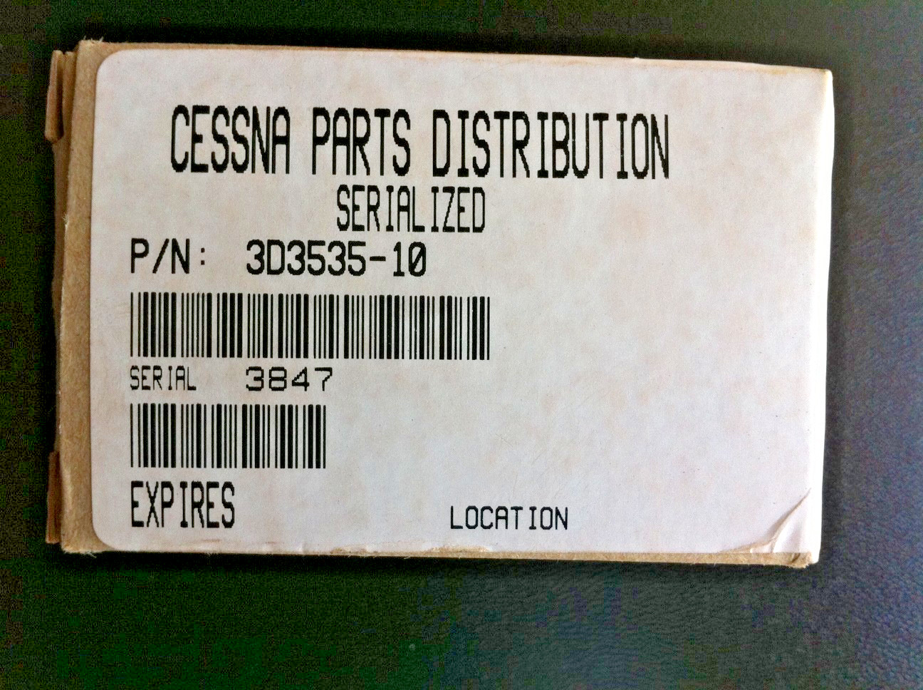 3D3535-10 Goodrich Aircraft De-Ice Pressure Switch.