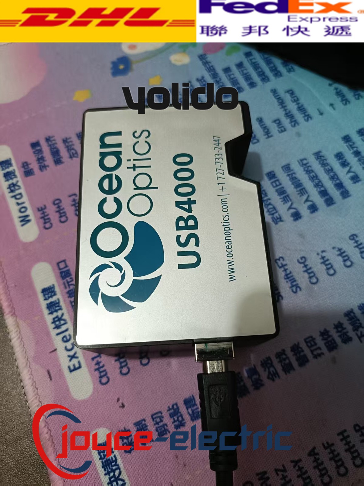 1PC Ocean Optics USB4000 Spectrometer uv range 345-1046nm with warranty