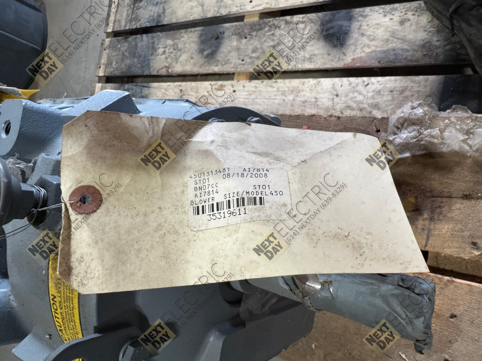 Gardner Denver, 4509, GGDCADA, Blower Republic Sutorbilt Roots Vacuum Fan