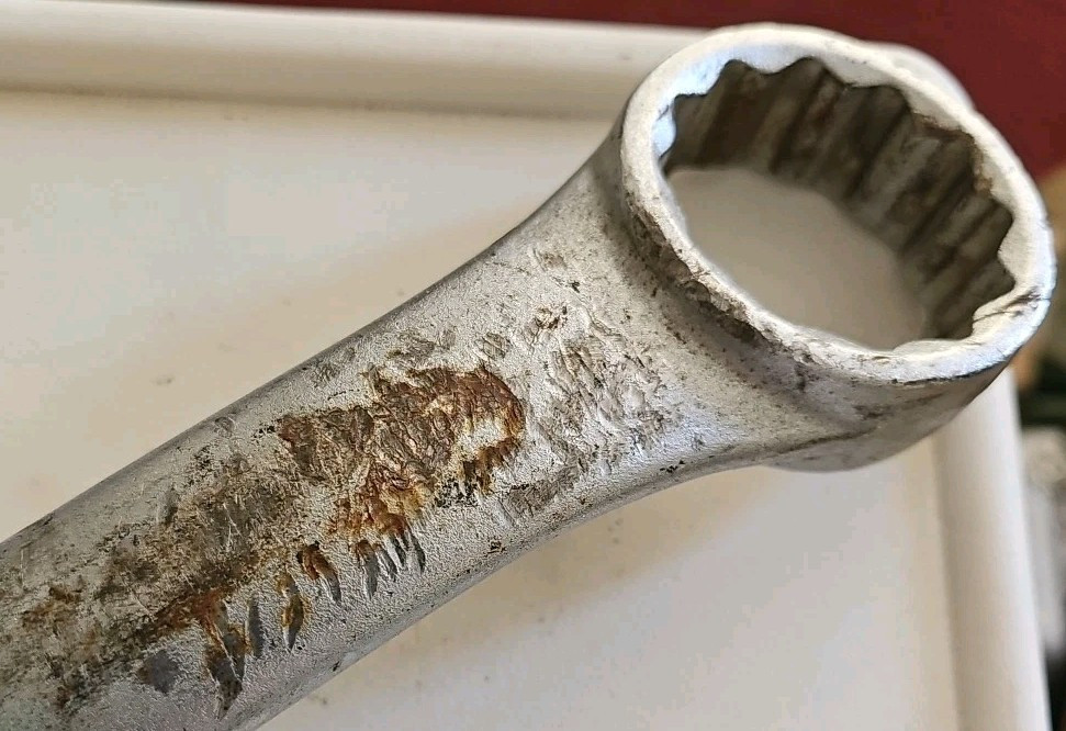 Stanley/Proto #1258 1-13/16” Open Box Wrench Used 12 Point VGC