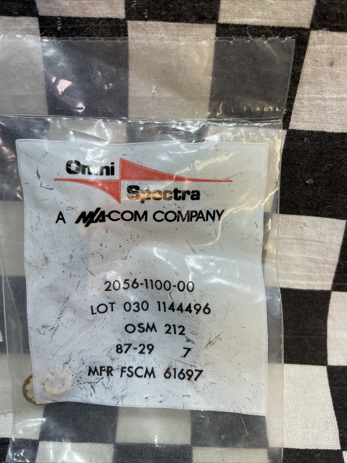 Omni Spectra 2056-1100-00, RF Connectors Coaxial Connect, LOT OF 2, SHIPSAMEDAY