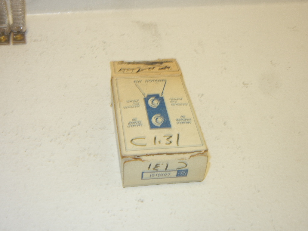 (7) GENERAL ELECTRIC CR123C1.31A NEW OVERLOAD HEATER ELEMENTS CR123C2131A