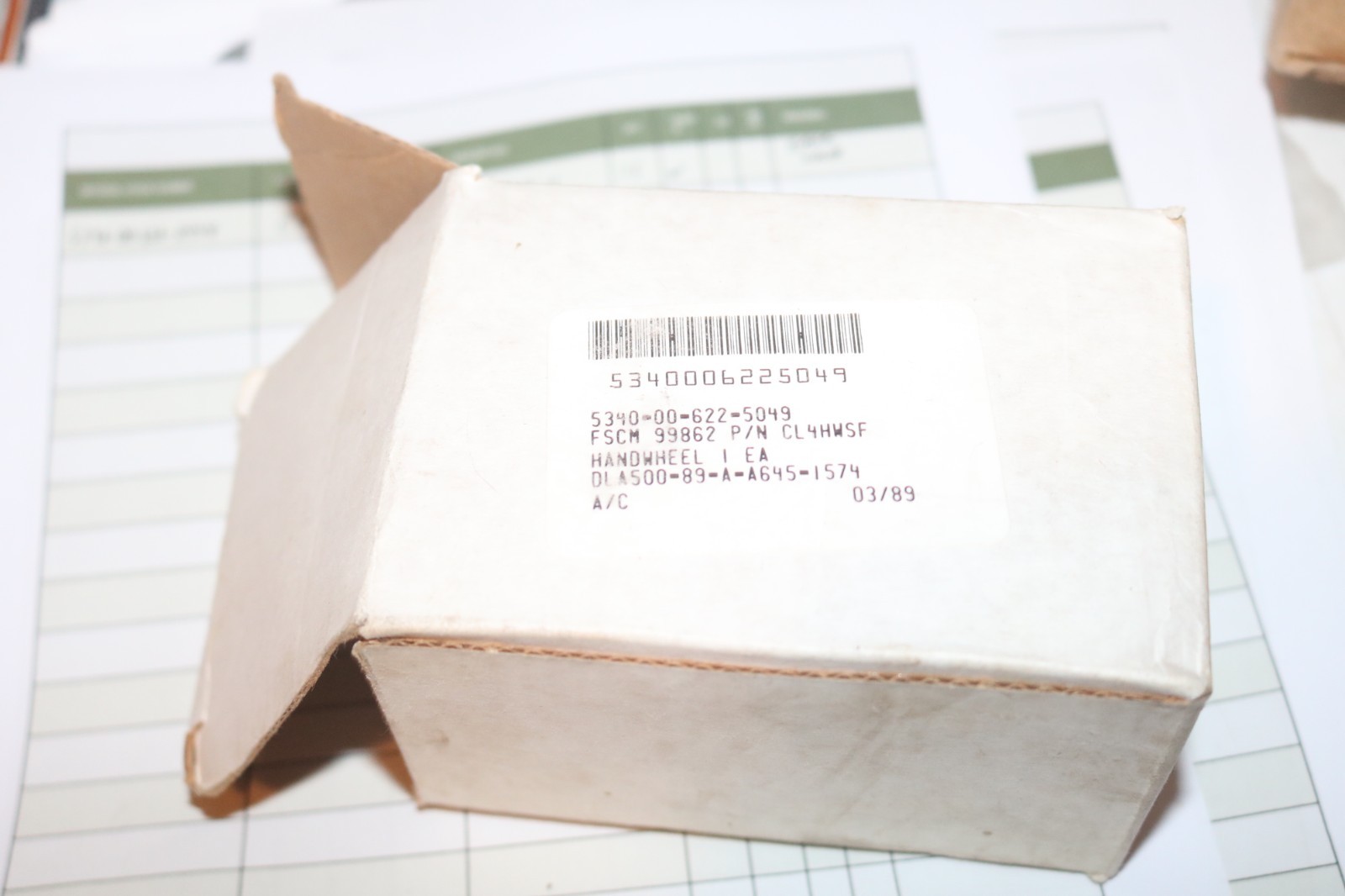 NOS Carr Lane handwheel CL4HWFS 4 inch cast iron 5340-00-622-5049