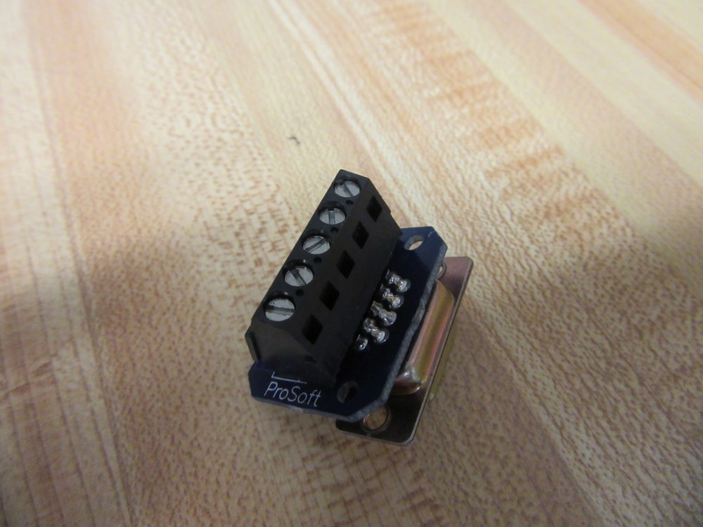 Prosoft 1454-9F Edge Connector Assembly 14549F Black 5 Pin