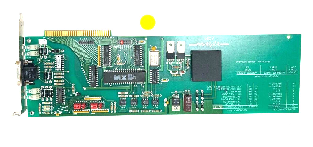 OPTO 22 AC24AT ISA BUS SERIAL PORT RS422/485 OAL 4-7/8″