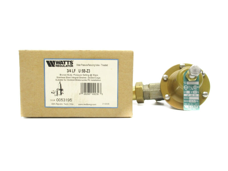 WATTS 3/4-LF-U5B-Z3 0053195 300PSI 160’F NSMP