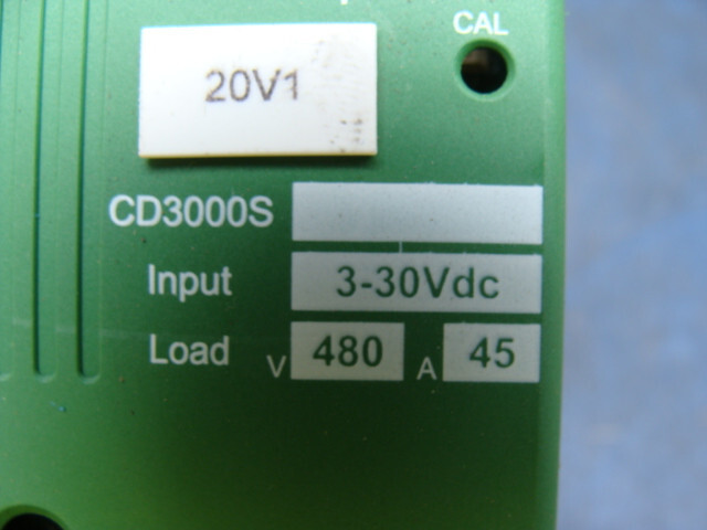 MESA ELECTRONIC RELAY CD3000S 1PH/45A/-/480V/NO/SSR/ZC/NF