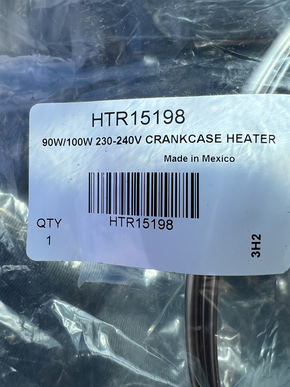 TRANE HTR15198 CRANKCASE HEATER 100W 230V 18 INCHES Heat Wire clamp X13140712050