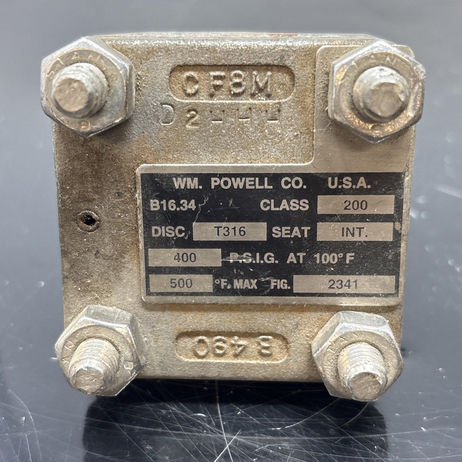 WM POWELL B16.34 T316 200 1/2”