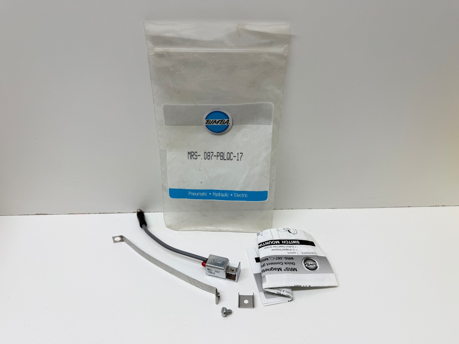 NEW IN BAG! BIMBA MAGNETIC REED SWITCH MRS-.087-PBLQC-17
