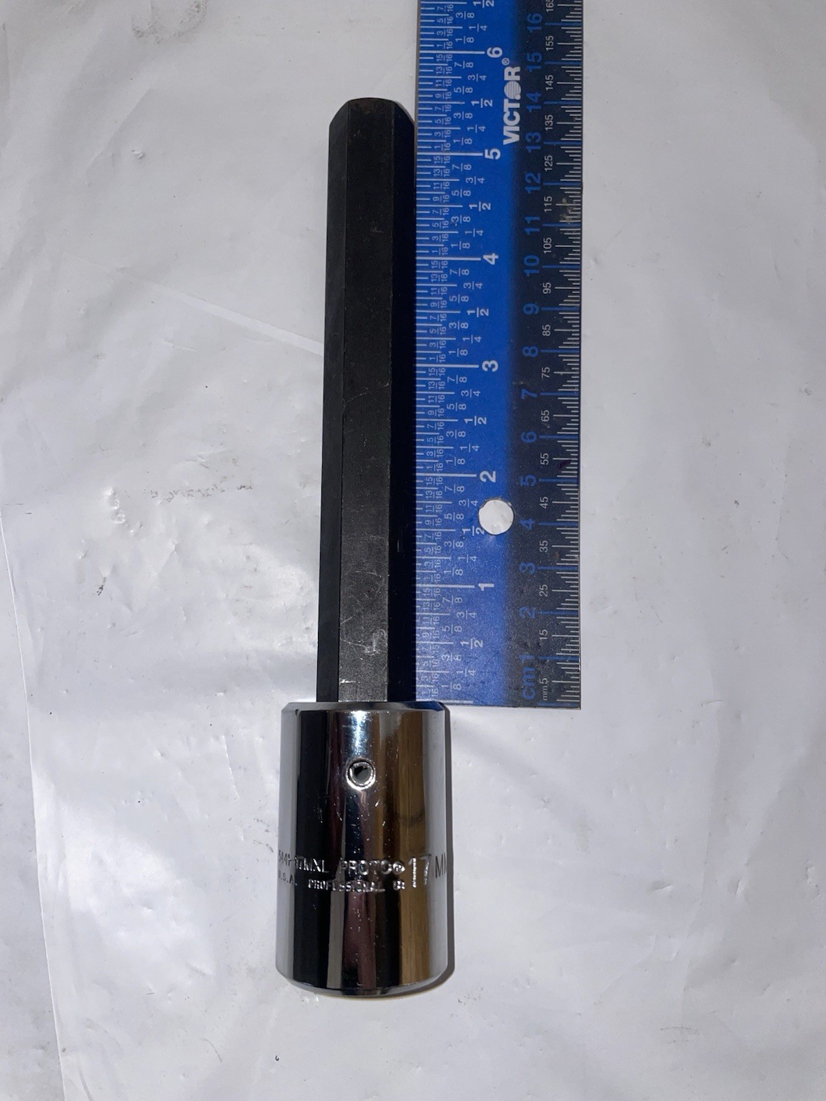 Proto 1/2″ Drive, 17mm Hex Bit Socket 7-1/4″ OAL, Long Hex J5441-17MXL