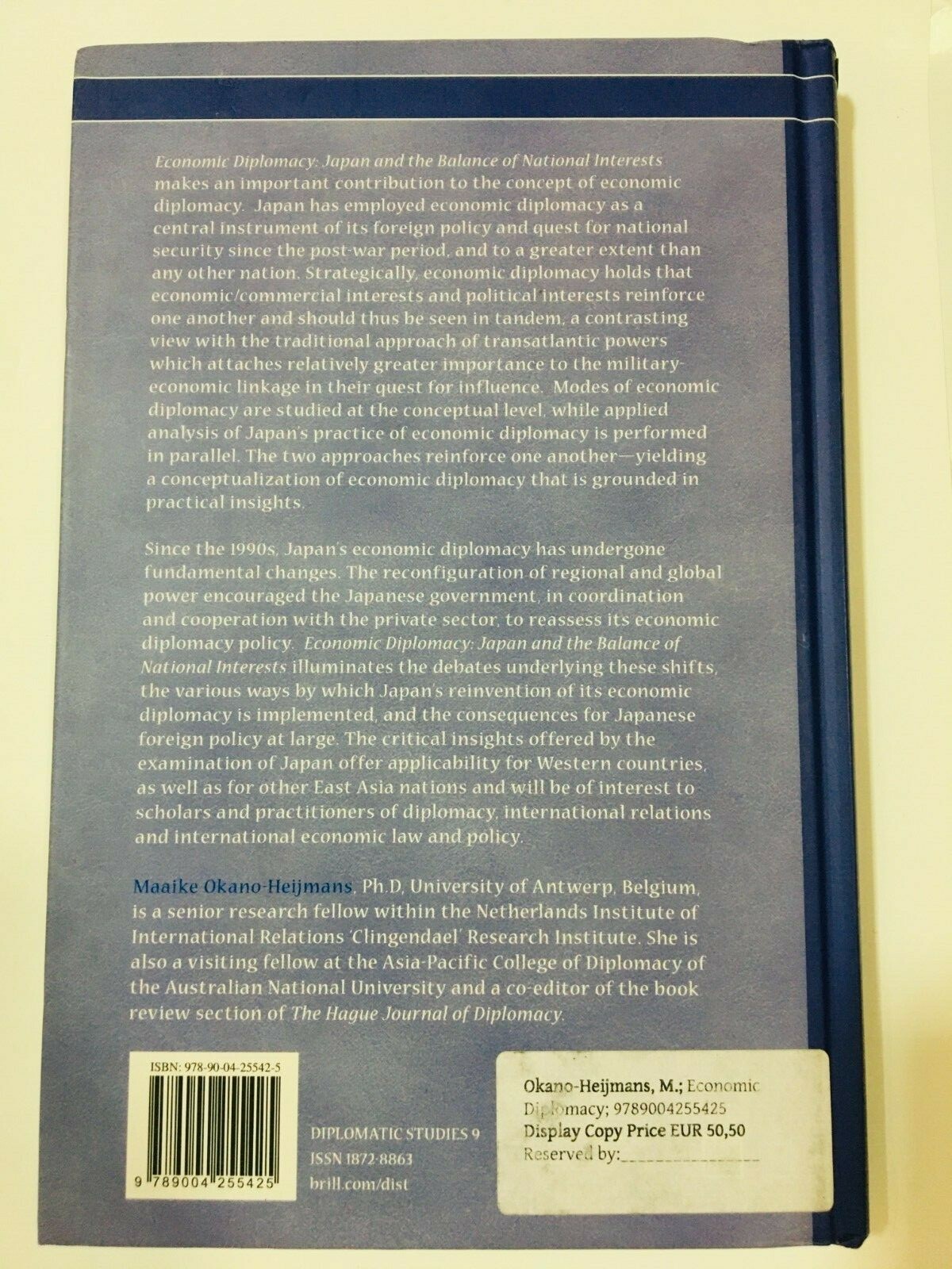 Economic Diplomacy: Japan and the Balance of National Interests book