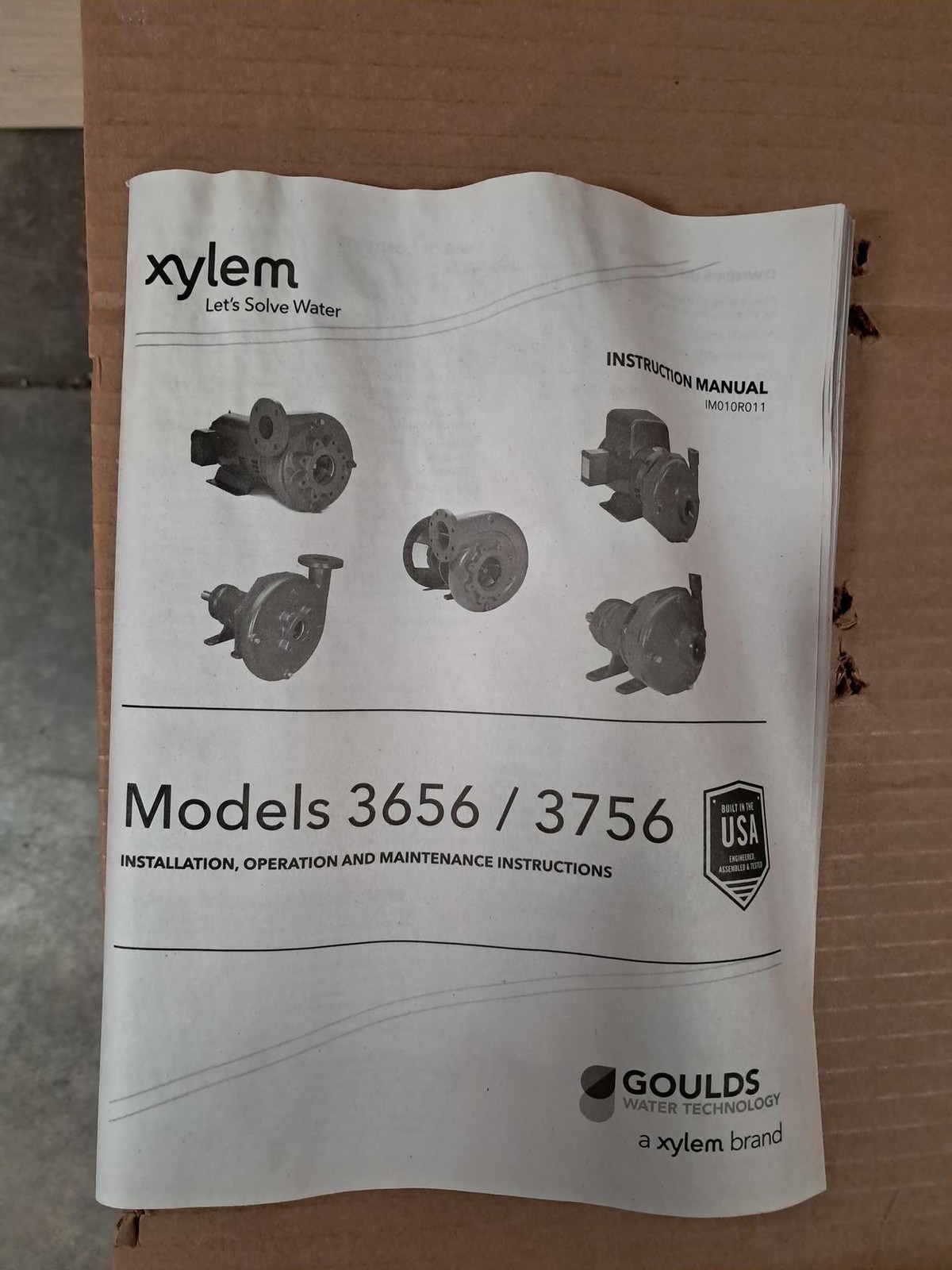 Goulds – 6BF1MBB0 – 15hp 208-230V/460V Centrifugal Pump – NEW