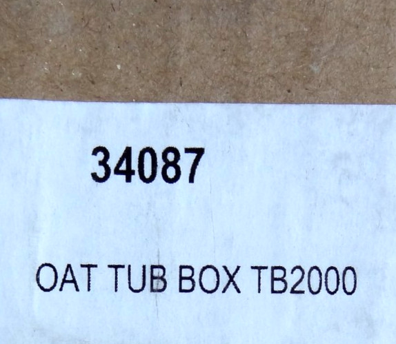 Oatey 34087 Oat Tub Box TB 2000 (Qty- 1 ea)