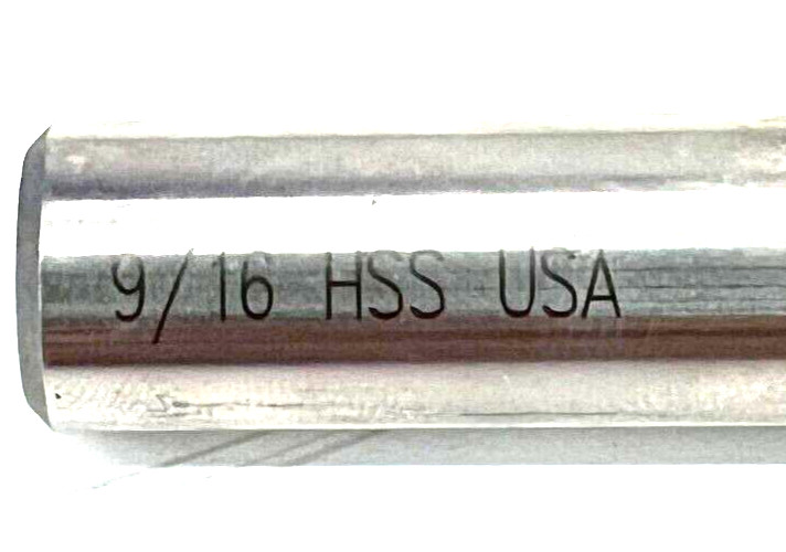 CLEVELAND C33162 END MILL 9/16″ OAL 3-3/8″ USEABLE LENGTH 1-3/8′ 4 SPIRAL FLATE