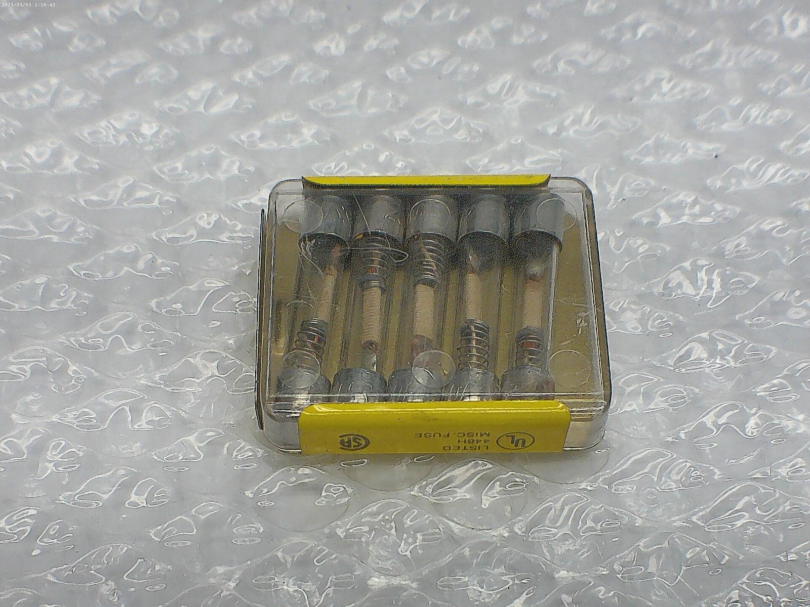 BUSSMANN MDL-1/2 FUSE LOT OF 3 PKG OF 5 NSMP