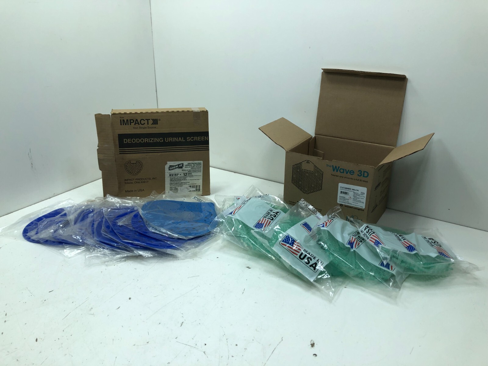 (QTY.23) IMPACT / FRESH PRODUCTS 85137 / 3WDS-F-010I060M-02 URINAL SCREENS