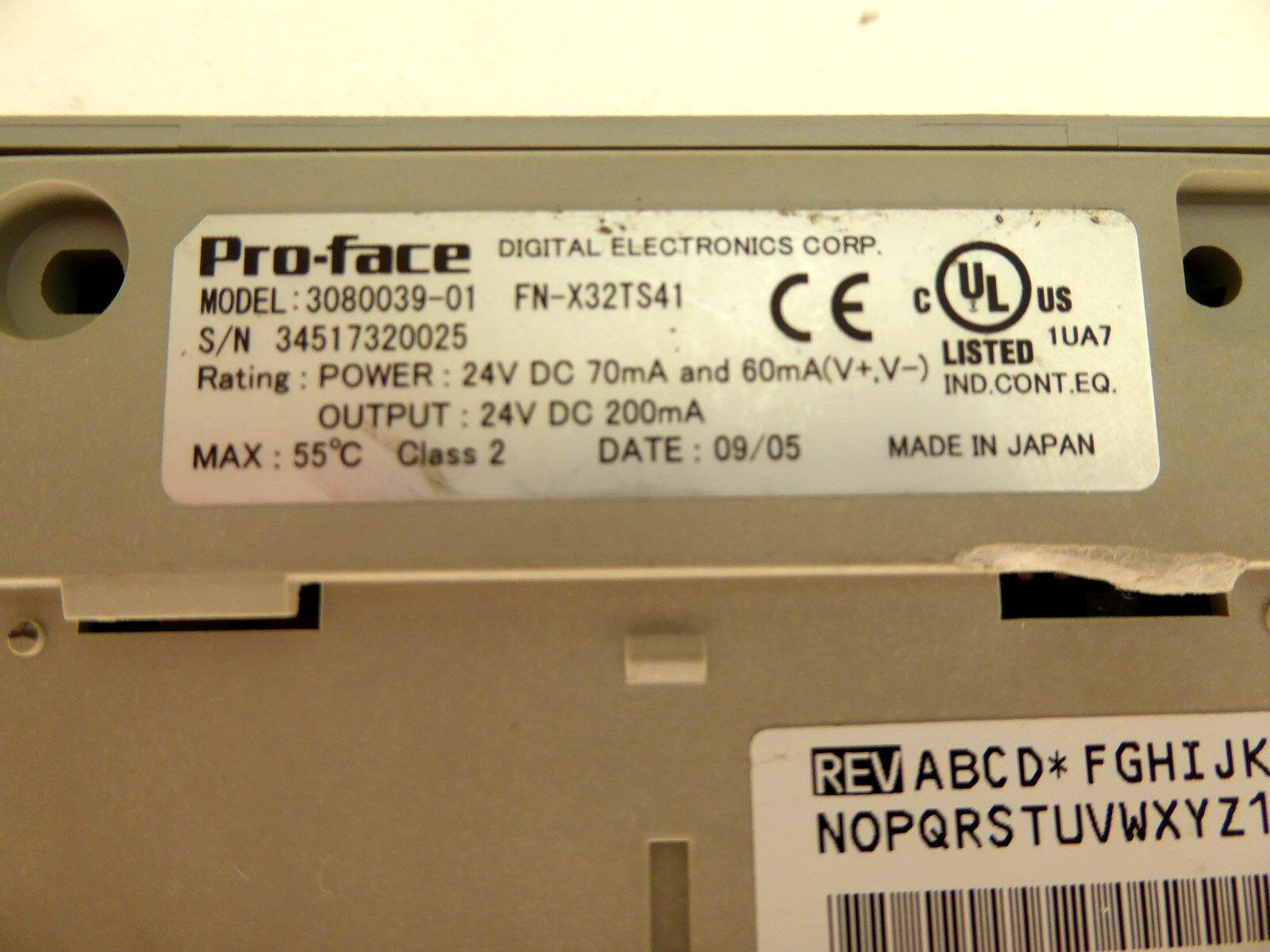 Proface FN-X32TS41 FNX32TS41 Pro-face Output Module 3080039-01