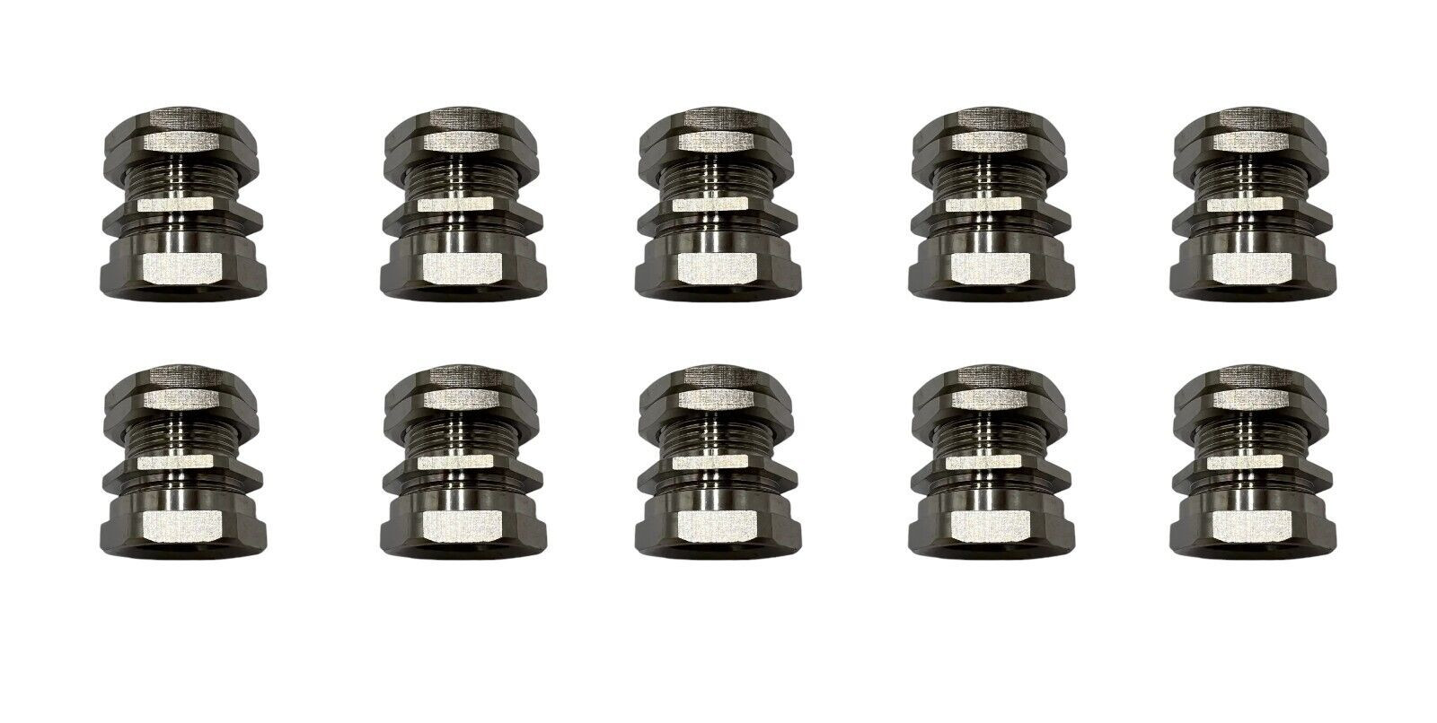 (QTY10) Pepperl+Fuchs Mounting Aid EXG-18-MOD Threaded Pipe Clamp For M18 Sensor