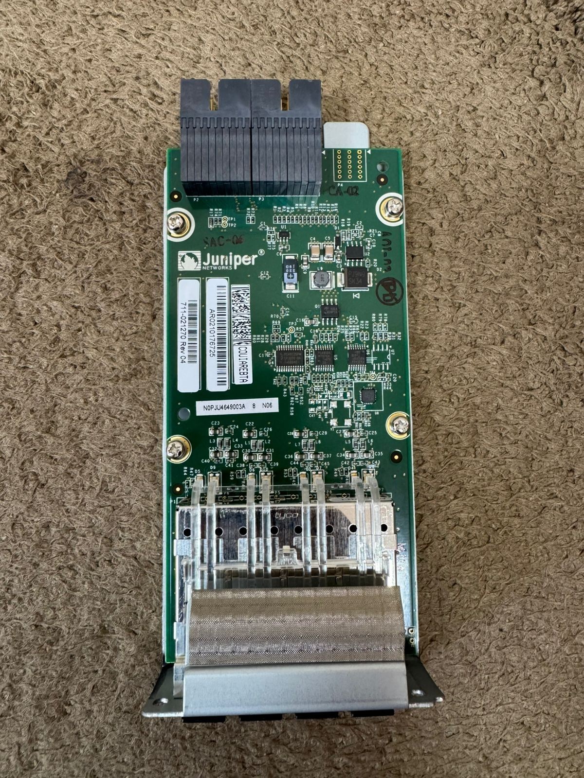 Juniper / 4 Port 1 Gigabit Ethernet (GbE) SFP Uplink Module / 711-021270