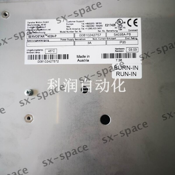 1PCS SERVOSTART 400-A S403BA-PB 100% tested by DHL or FEDEX