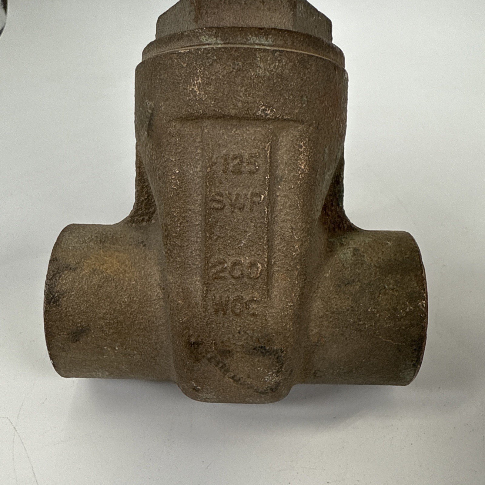Nibco S-111 1″ Solder Gate Valve 125 SWP 200 WOG Sweat Bronze