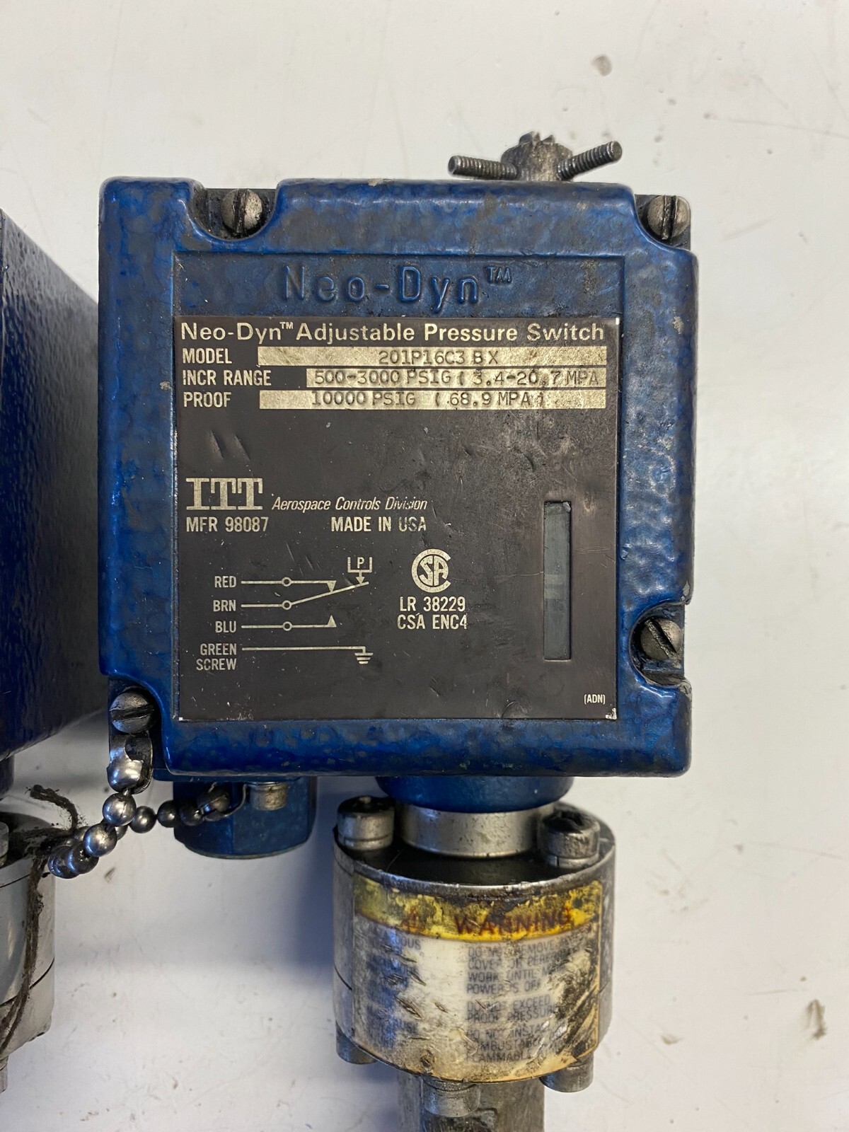 2 Lot – ITT NEO-DYN 201P16C3 BX VALVE MFR 98087