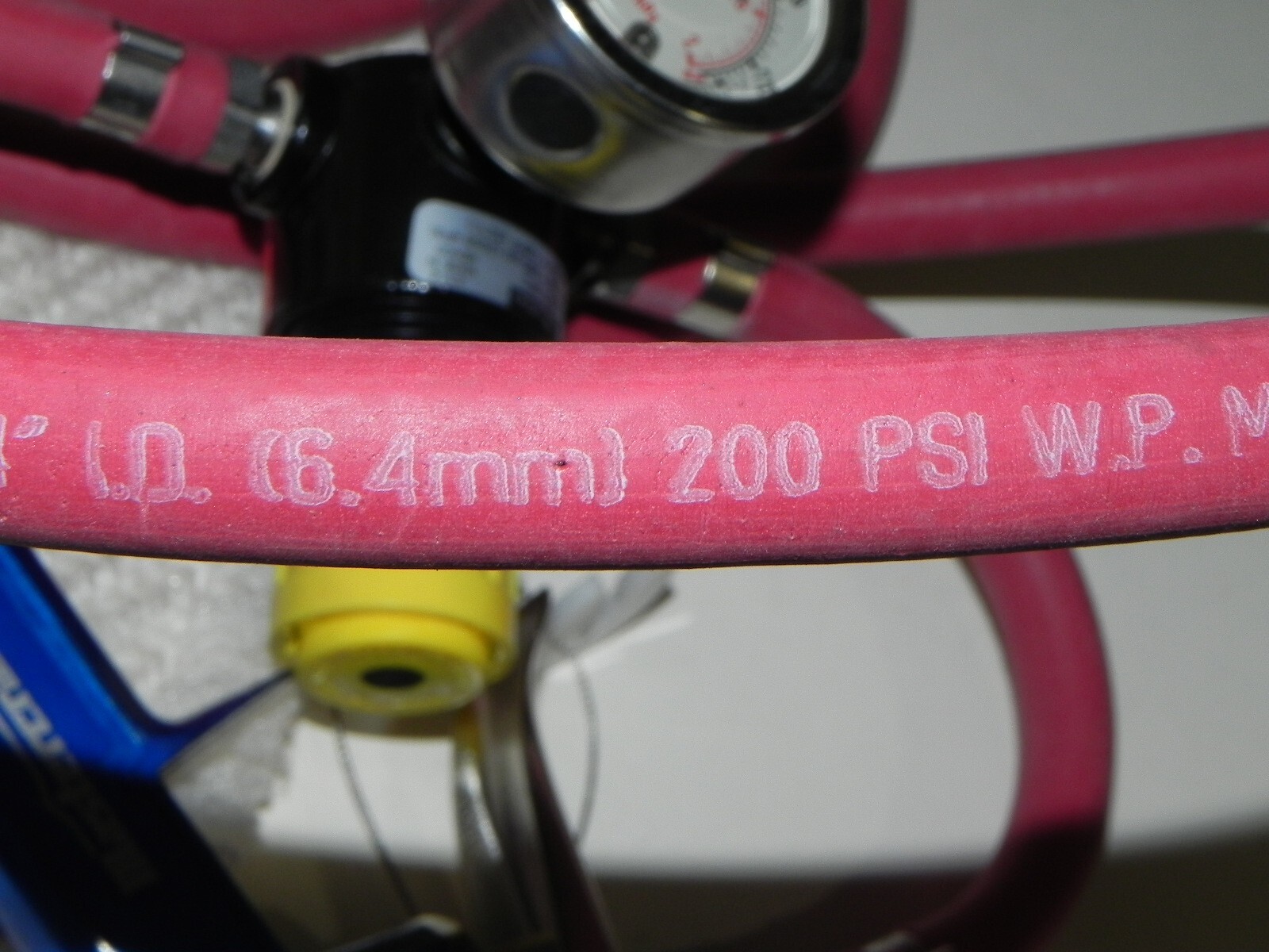 Valuflex GS 1/4″ Hose Hypro 30 PSI Gauge/Mastercraft Air gun/Parker 14R012FC=300